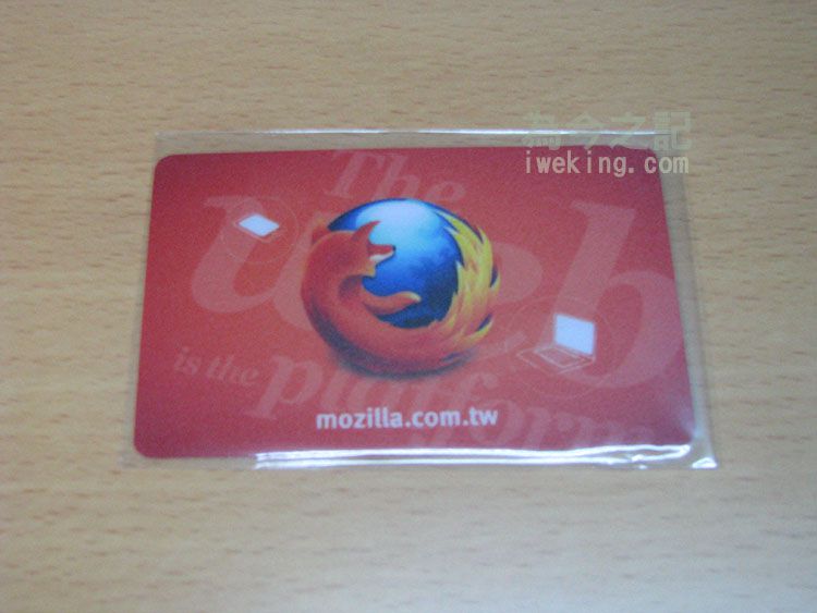 Firefox 珍藏卡貼套組之一Firefox圖示